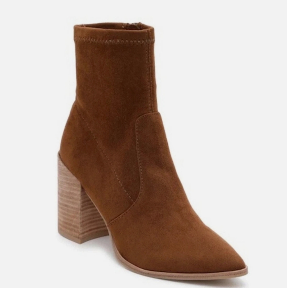 Steve Madden Viper Suede Brown Booty